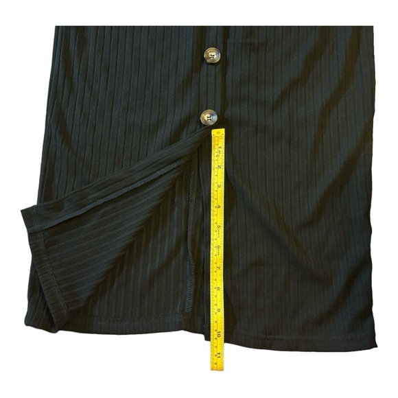 NWT Dynamite dress. Size Medium. Black ribbed fabric. - Picture 9 of 11
